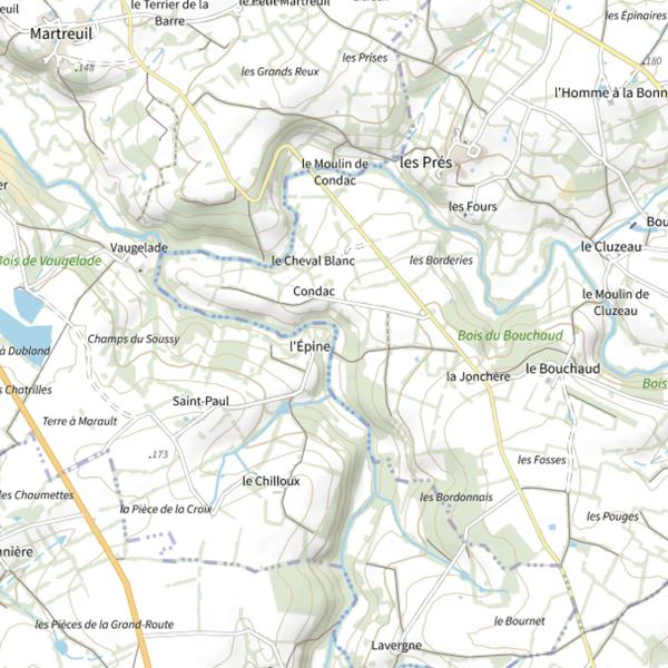 Plan cartographique de L’Asse