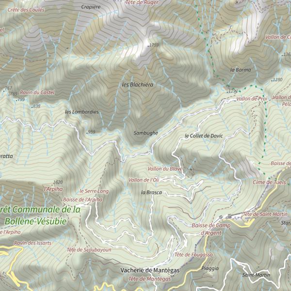 Plan cartographique de Le Blave
