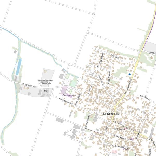 Plan cartographique de Le Blumengraben