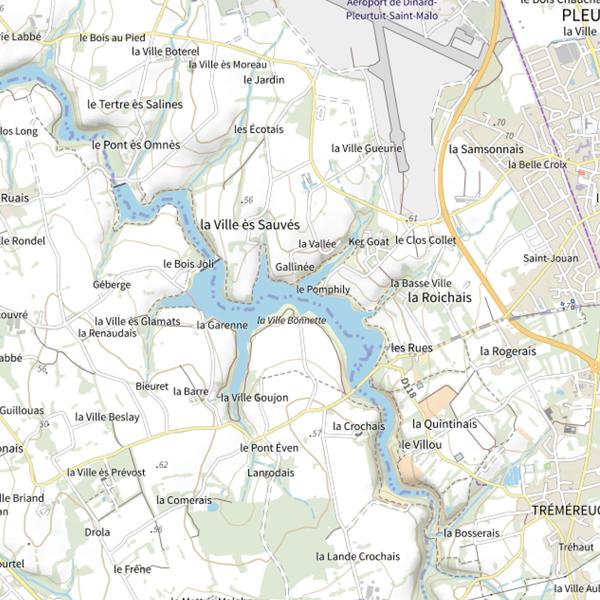 Plan cartographique de Le Bois Joli