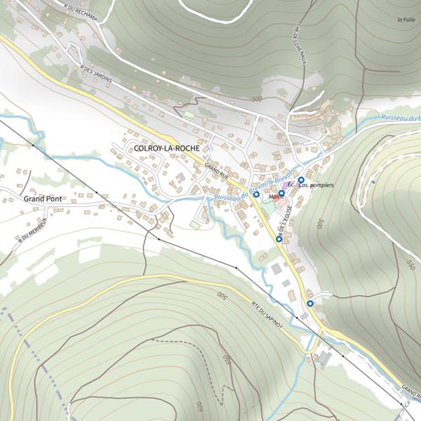 Plan cartographique de Le Bréval