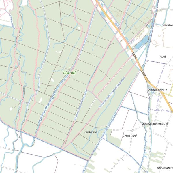 Plan cartographique de Le Burnschluth