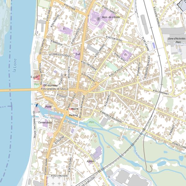 Plan cartographique de Le Carré d'As