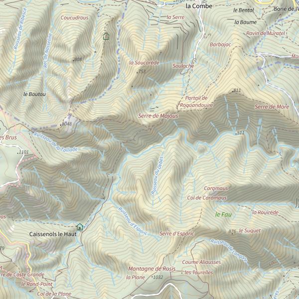 Plan cartographique de Le Casselouvre