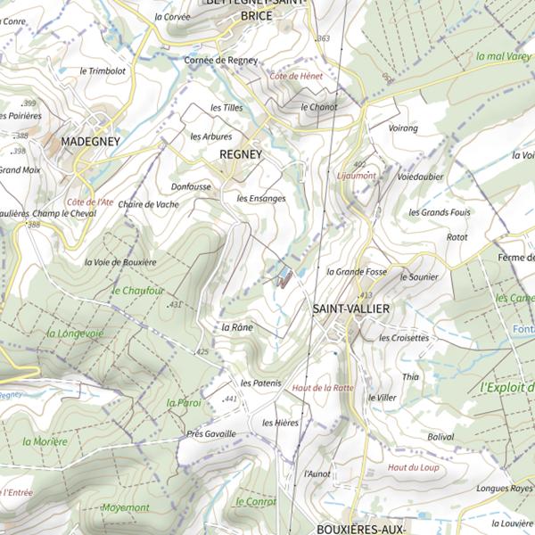 Plan cartographique de Le Colon