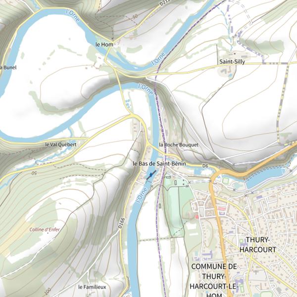 Plan cartographique de Le Cormoran