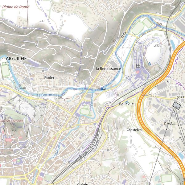 Plan cartographique de Le Dolaison