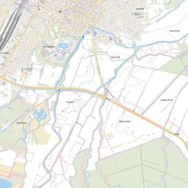 Plan cartographique de Le Dreiwasser