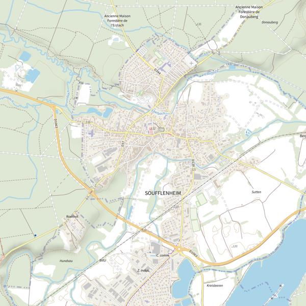 Plan cartographique de Le Fallgraben