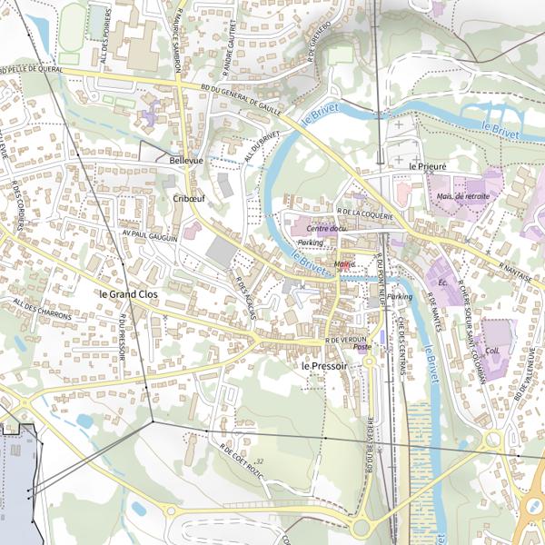 Plan cartographique de Le Fleuriste Du Coin