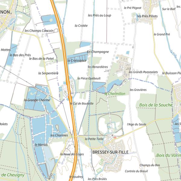 Plan cartographique de Le Gourmerault