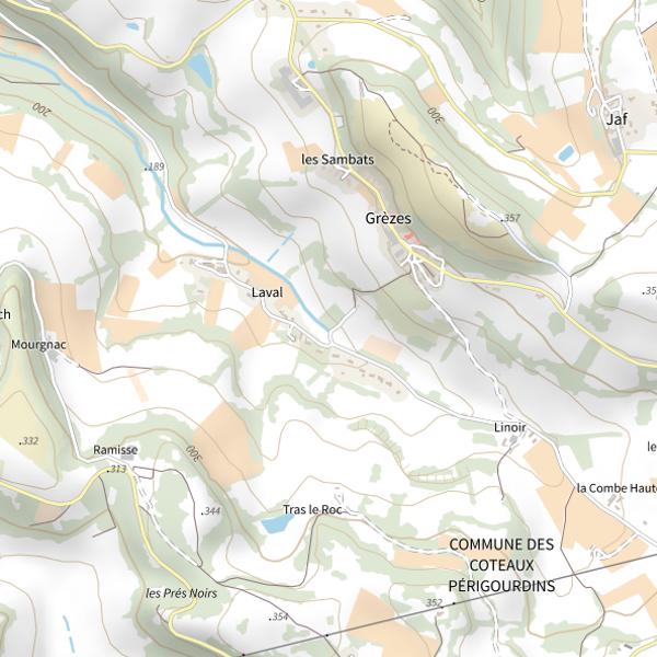 Plan cartographique de Le Guilbonde