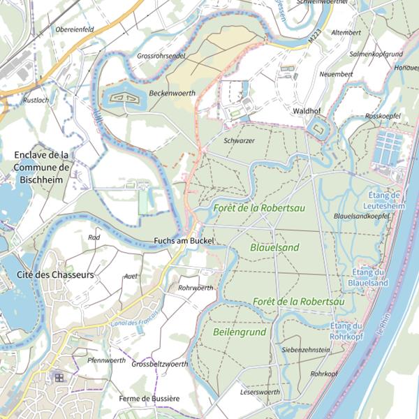 Plan cartographique de Le Hellwasser