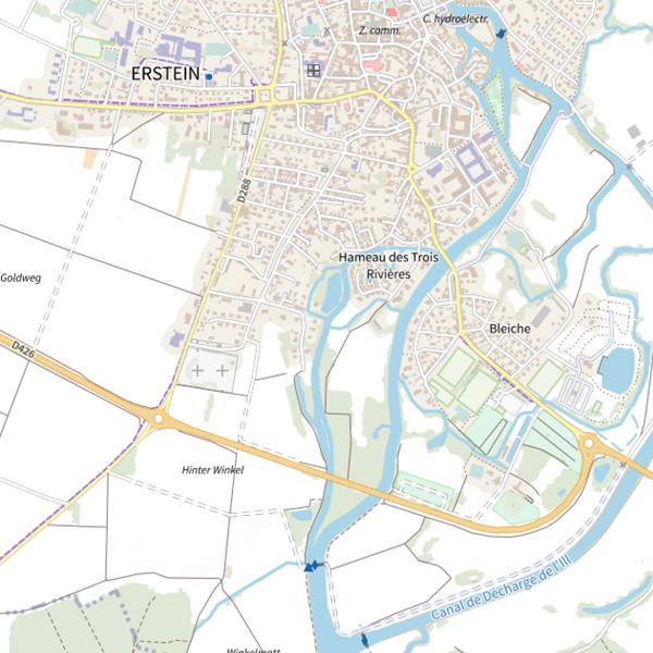 Plan cartographique de Le Hexengiessen