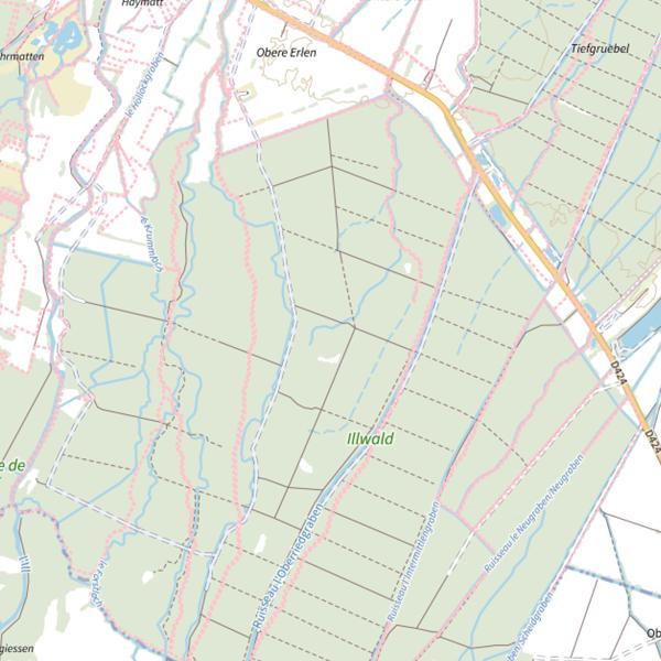 Plan cartographique de Le Holtzerlach