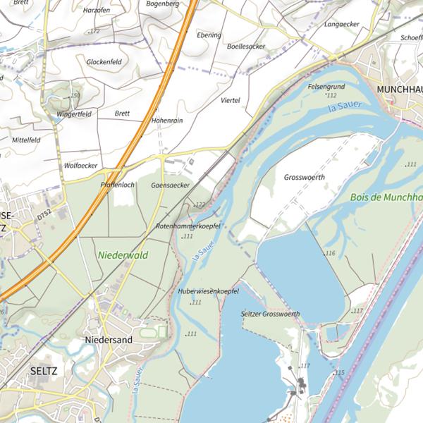 Plan cartographique de Le Hot