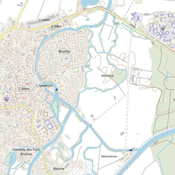 Plan cartographique de Le Jungholtz