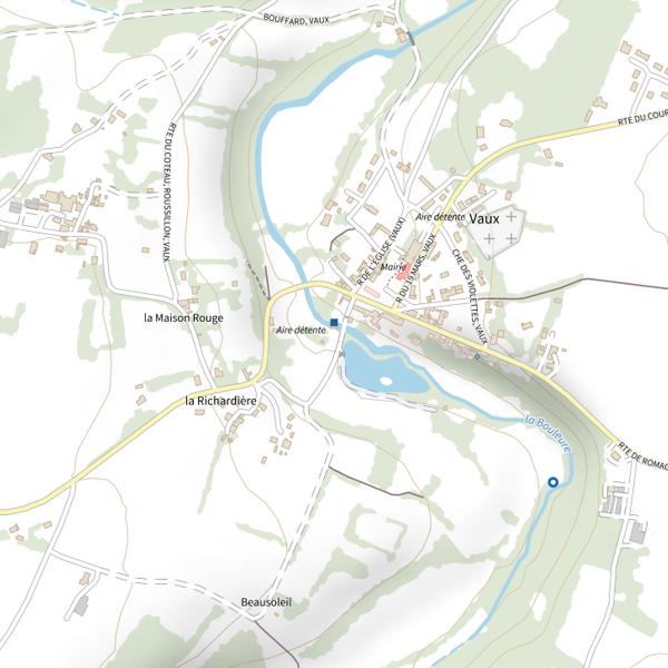 Plan cartographique de Le Lavoir (La Bouleure)
