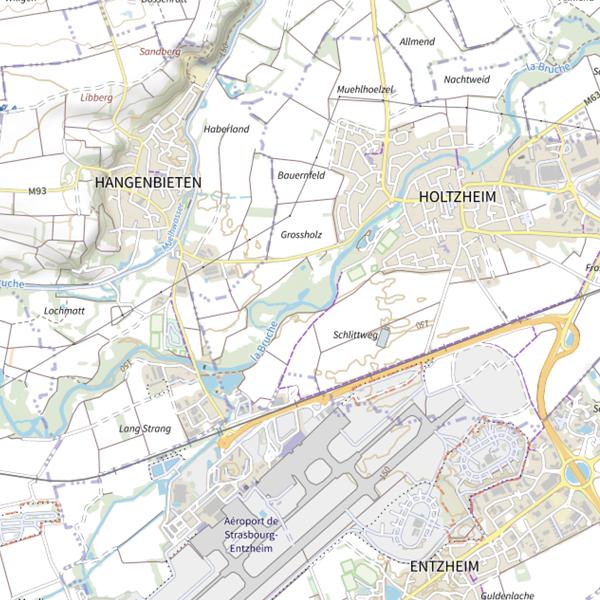 Plan cartographique de Le Loch