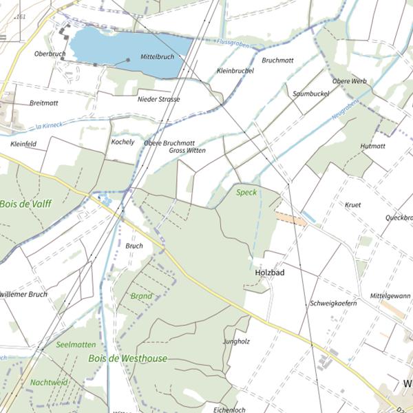Plan cartographique de Le Neugraben