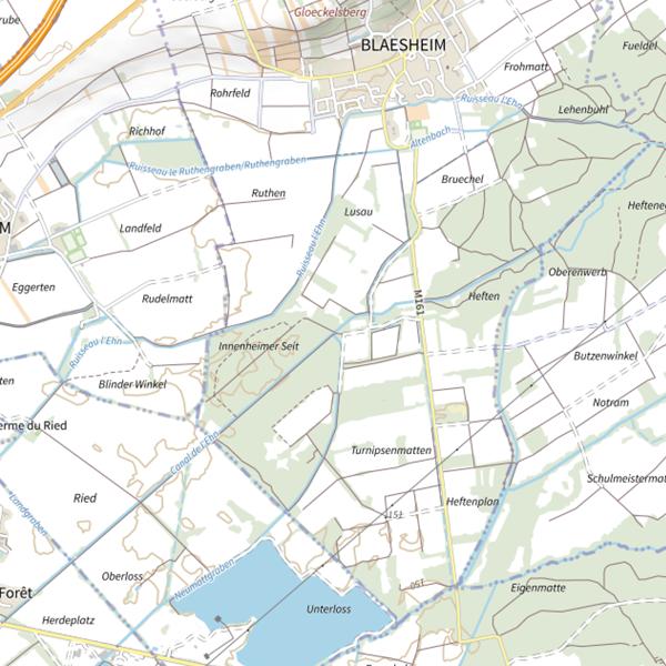 Plan cartographique de Le Neumattgraben