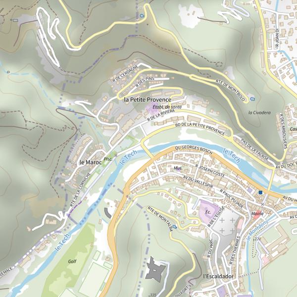 Plan cartographique de Le Parcours No-kill Tous modes
