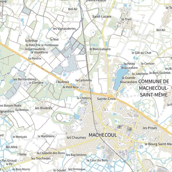 Plan cartographique de Le Pêcheur du Pays de Retz