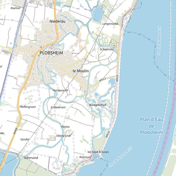 Plan cartographique de Le Petergiessen