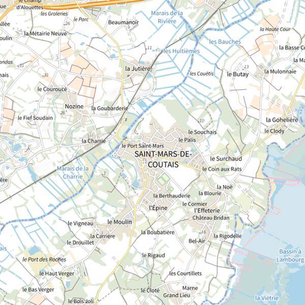 Plan cartographique de Le Petit Local
