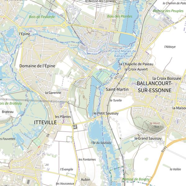 Plan cartographique de Le Polygone