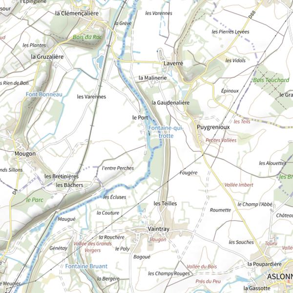 Plan cartographique de Le Port