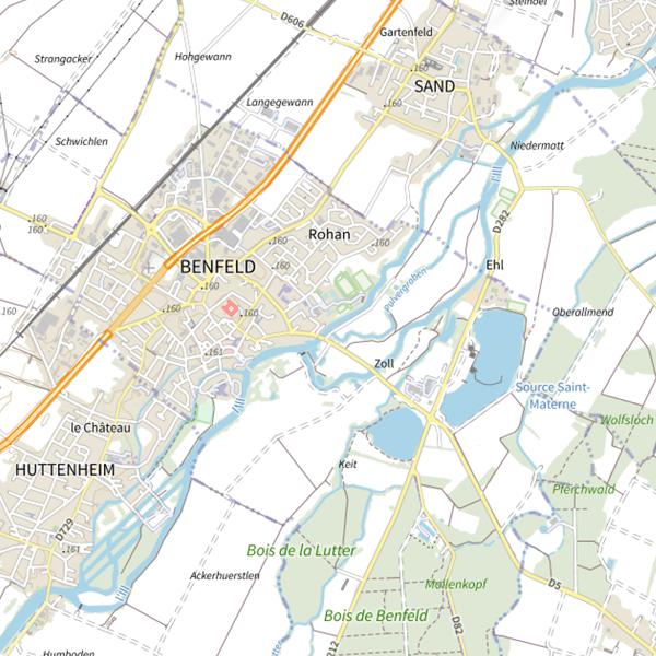 Plan cartographique de Le Pulvergraben