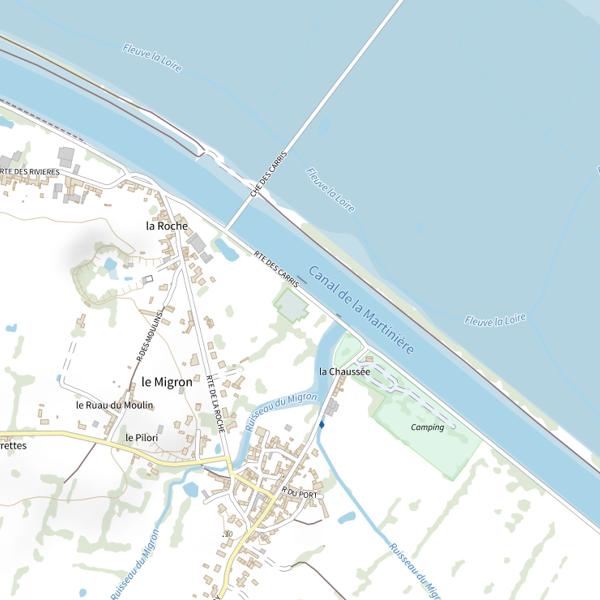 Plan cartographique de Le Quai Vert