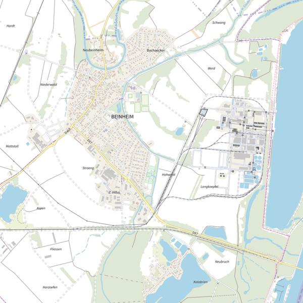 Plan cartographique de Le Quellwasser