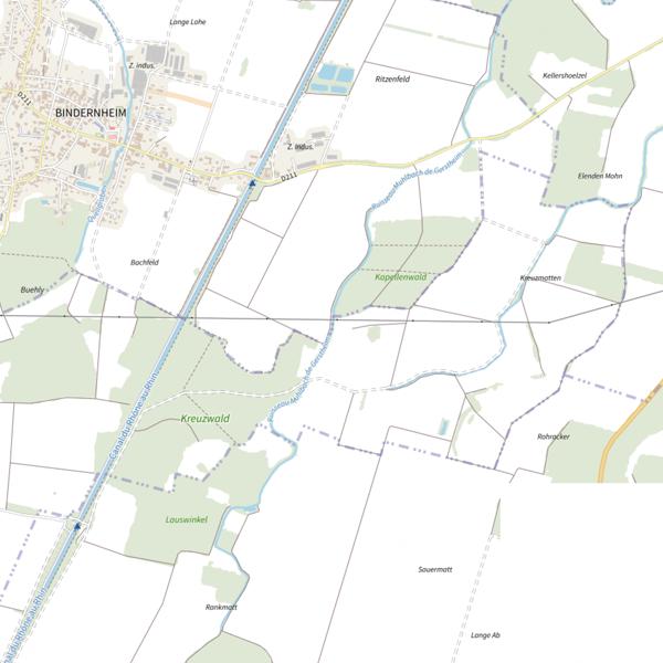 Plan cartographique de Le Rankgraben