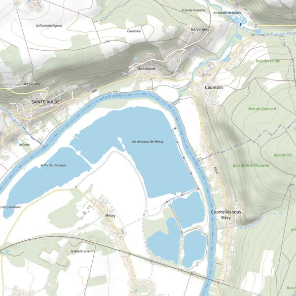 Plan cartographique de Le Reposoir