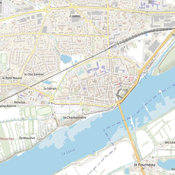Plan cartographique de Le Ronsard- Sebileau Thierry