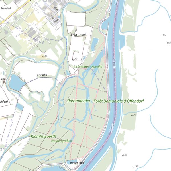 Plan cartographique de Le Rossmoerder