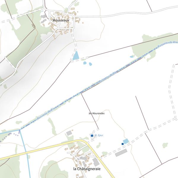 Plan cartographique de Le Ruisseau de Ris