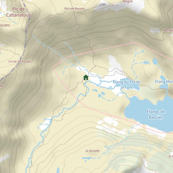 Plan cartographique de Le ruisseau des Escales