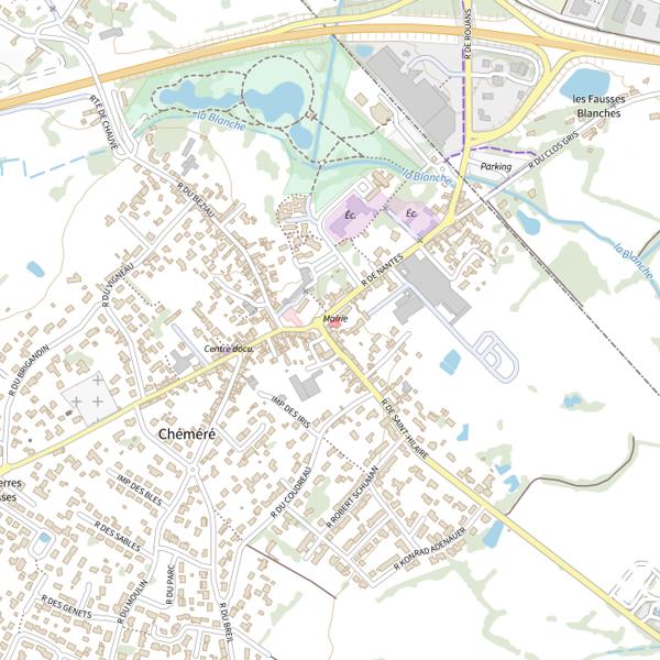 Plan cartographique de Le Sam