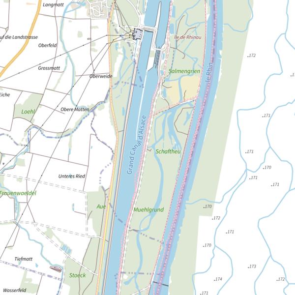 Plan cartographique de Le Schaftheu