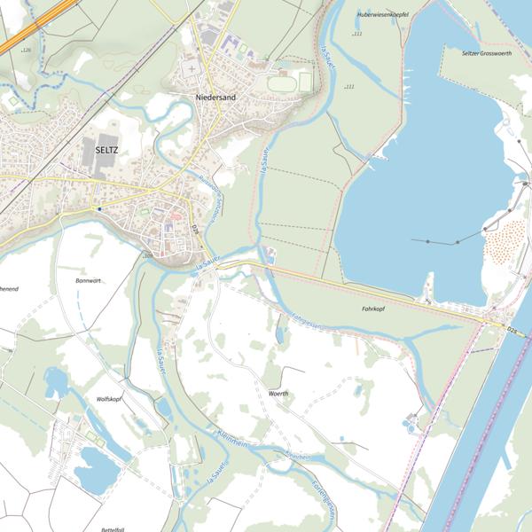 Plan cartographique de Le Schliessengraben