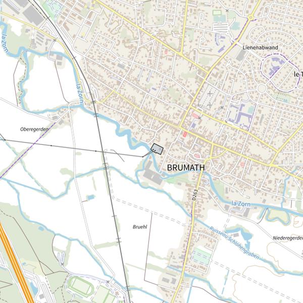 Plan cartographique de Le Schlohengraben