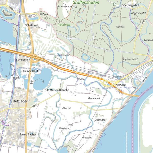 Plan cartographique de Le Schwartzwasser