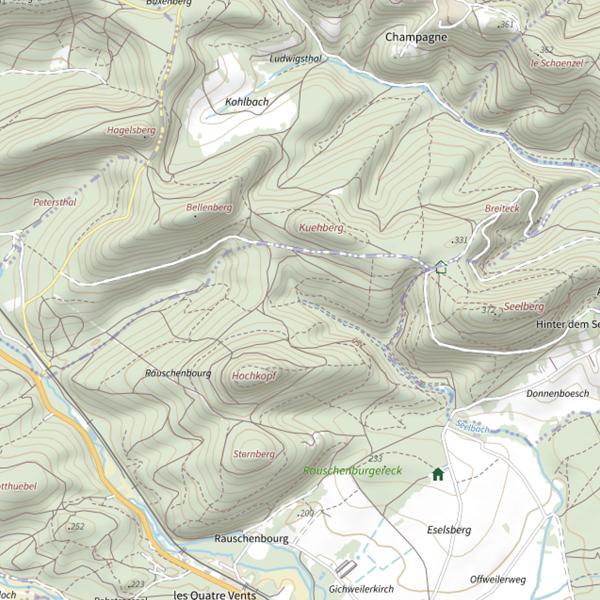 Plan cartographique de Le Seelbaechel
