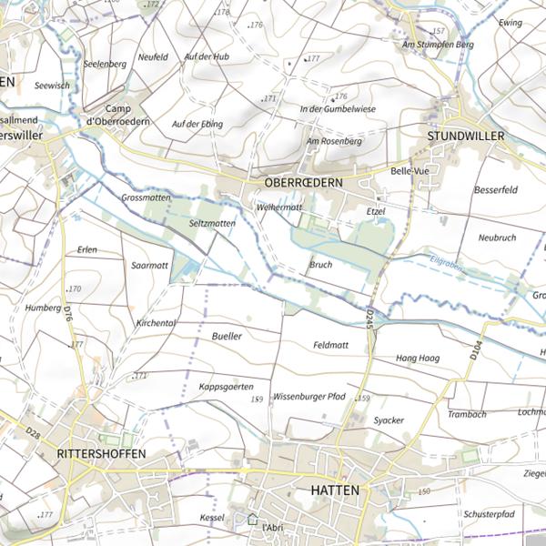 Plan cartographique de Le Seltzbach