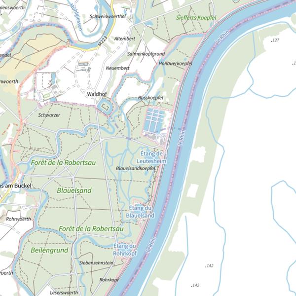 Plan cartographique de Le Sievert's Loch