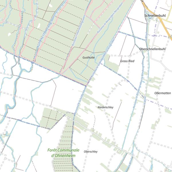Plan cartographique de Le Stockscheid (fossé)