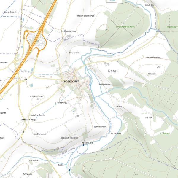 Plan cartographique de Le Wagon